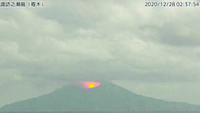 Photo of 鹿兒島外海火山爆發