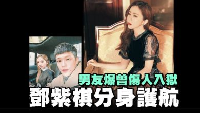 Photo of 男友爆曾傷人入獄 鄧紫棋分身護航