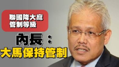 Photo of 聯國降大麻管制等級 內長：大馬保持管制