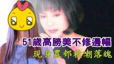 Photo of 51歲高勝美不修邊幅 現身農邨被嘲落魄