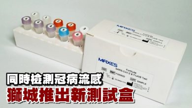 Photo of 同時檢測冠病流感 獅城推出新測試盒