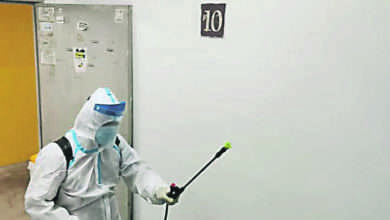 Photo of 染疫流浪漢出沒引恐慌 歐陽捍華派員消毒組屋