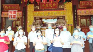 Photo of 檳榔嶼廣福宮防疫   不派紅包改捐20團體2.6萬