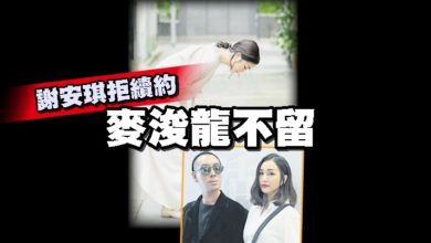 Photo of 謝安琪拒續約 麥浚龍不留
