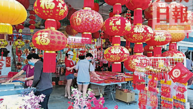 Photo of 新春裝飾銷量比預期好 紅燈籠搶手紅包封滯銷