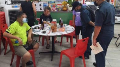 Photo of 麻坡一食店違SOP 5人堂食各罰1千