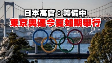 Photo of 日本高官：籌備中 東京奧運今夏如期舉行