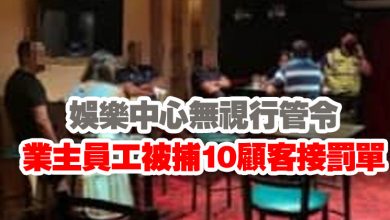 Photo of 娛樂中心無視行管令 業主員工被捕10顧客接罰單
