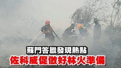 Photo of 蘇門答臘發現熱點   佐科威促做好林火準備