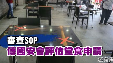 Photo of 審查SOP 傳國安會評估堂食申請