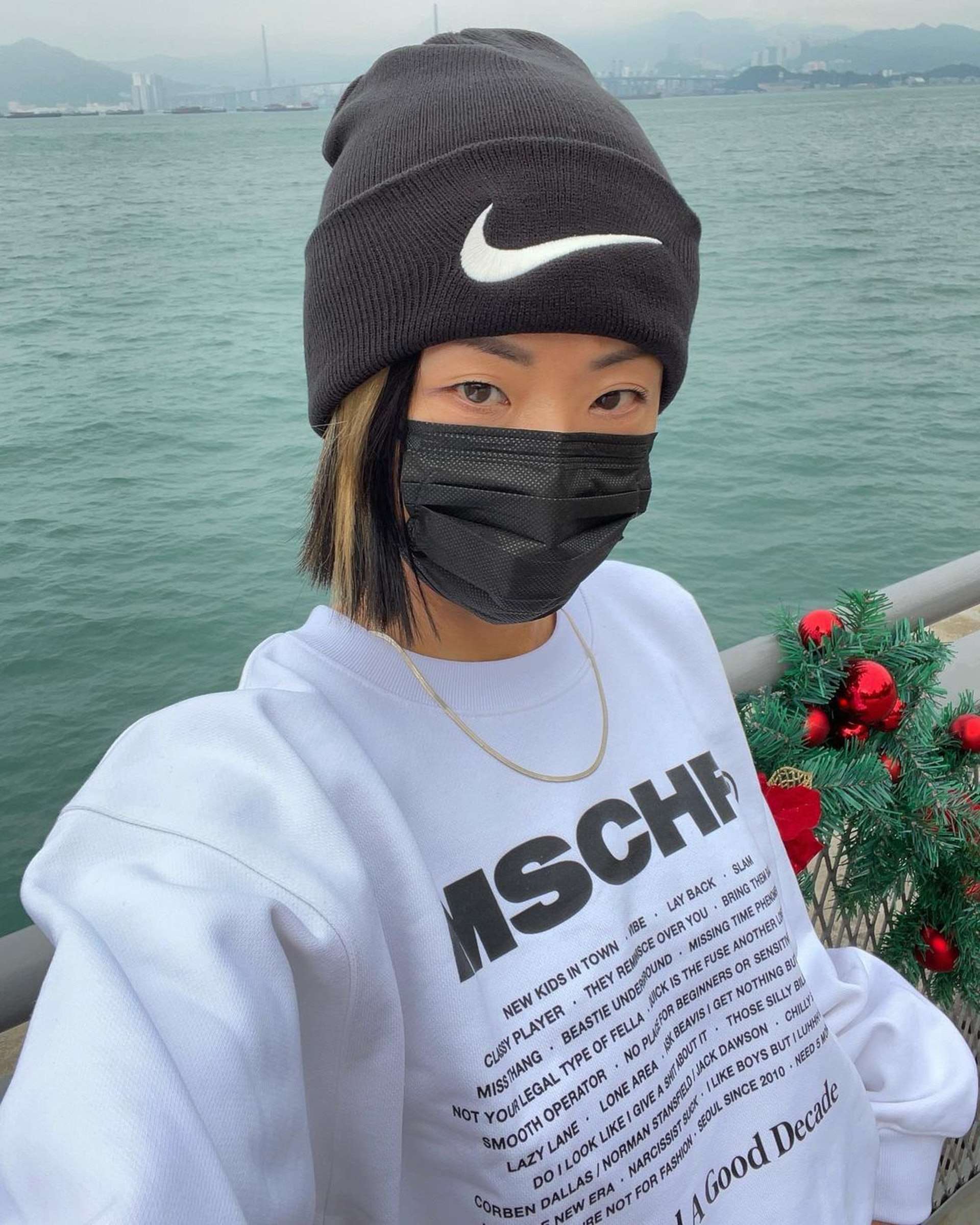 老婆徐濠縈（阿徐）是另一個運動品牌Nike的愛好者