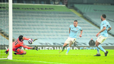 Photo of 4比1殺破狼 曼市21連勝領先15分