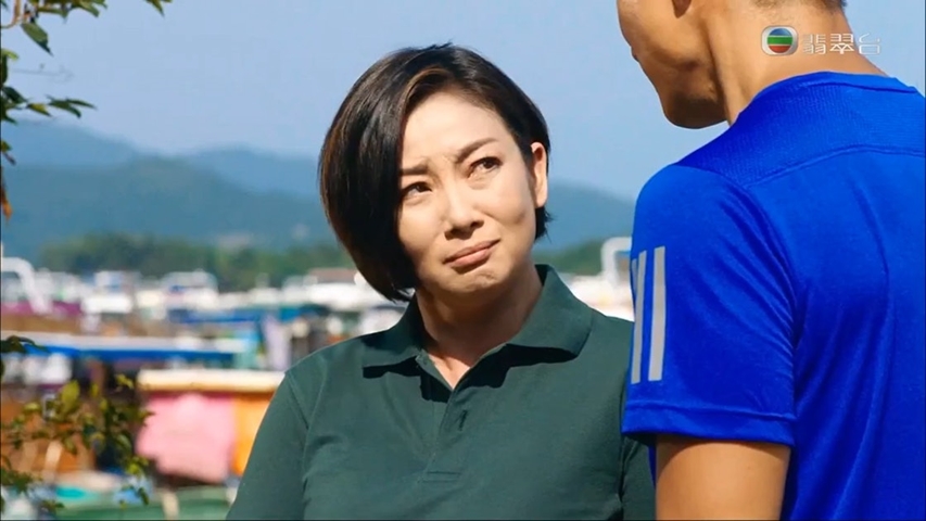 王綺琴在《大步走》中飾演陳山聰的家姐「袁柔」