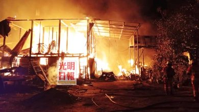 Photo of 【內附視頻】火魔半夜來襲   北海家具廠及貨倉燒毀