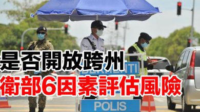 Photo of 是否開放跨州  衛部6因素評估風險