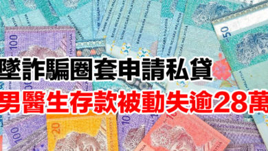 Photo of 墜詐騙圈套申請私貸  男醫生存款被動失逾28萬