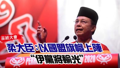 Photo of 【巫統大會】柔大臣：以國盟旗幟上陣  “伊黨將輸光”
