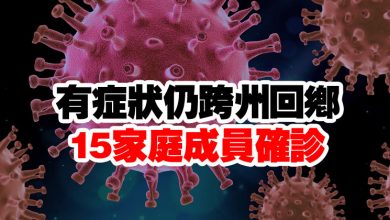 Photo of 有症狀仍跨州回鄉 15家庭成員確診