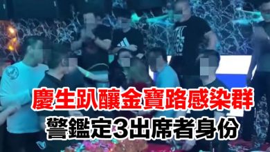 Photo of 慶生趴釀金寶路感染群  警鑑定3出席者身份