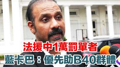 Photo of 法援中1萬罰單者 藍卡巴：優先助B40群體