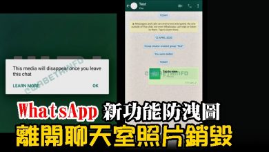 Photo of WhatsApp新功能防洩圖 離開聊天室照片銷毀