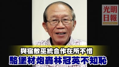Photo of 與宿敵巫統合作在所不惜  駱堡材炮轟林冠英不知恥