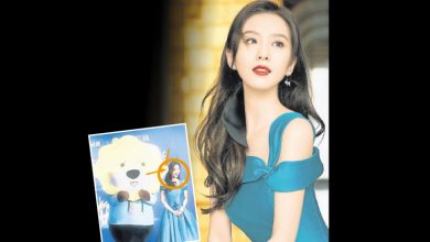 Photo of 被吉祥物敲頭 劉詩詩高EQ解尷尬