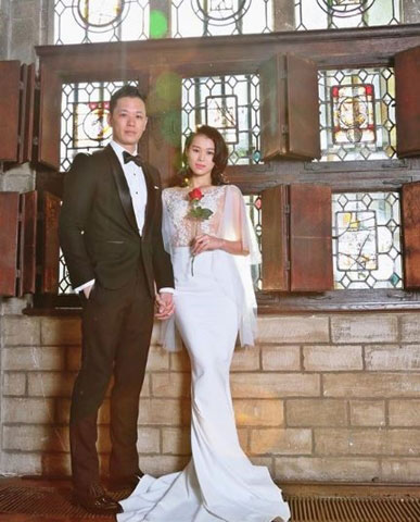 胡杏兒與李乘德於2015年結婚