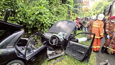 Photo of 摩多與轎車相撞 瓜拉尼浪車禍3死1傷