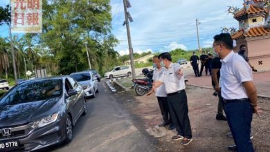 Photo of 甲拋峇底汝巴灣花園通往柏淡城鎮  道路有望加寬至40尺