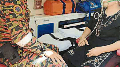 Photo of 咖啡店廚房起火 印尼女吸濃煙送院