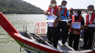 Photo of 檳第一副首長率領媒體  巡視南部填海計劃範圍