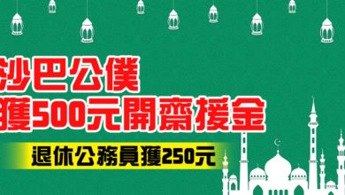 Photo of 沙巴公僕獲500元開齋援金  退休公務員獲250元
