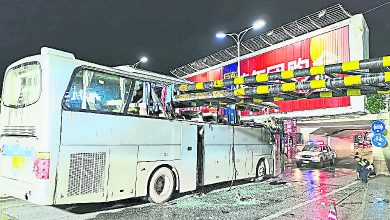Photo of 桂林旅巴遭限高杆削頂1死6傷