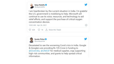 Photo of 微軟谷歌印裔CEO聯手 助印度撐過疫情
