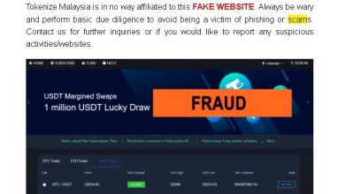Photo of 圖以加密數字貨幣詐騙 Tokenize遭冒名設網站