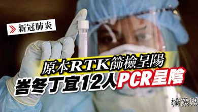 Photo of 原本RTK篩檢呈陽 峇冬丁宜12人PCR呈陰