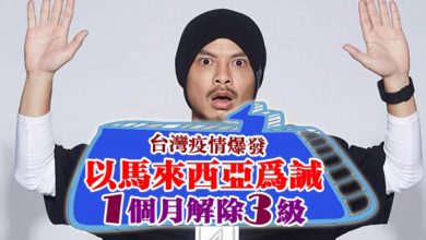Photo of 台灣疫情爆！黃明志喊「以馬來西亞為誡」：1個月解除三級