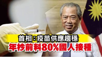 Photo of 首相：疫苗供應趨穩 年杪前料80%國人接種