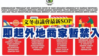 Photo of 文冬市議會最新SOP 即起外地商家暫禁入