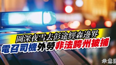 Photo of 圖深夜雪去彭途經森邊界 電召司機外勞非法跨州被捕