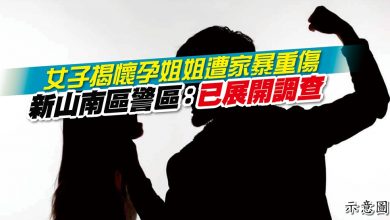 Photo of 女子揭懷孕姐姐遭家暴重傷 新山南區警區:已展開調查