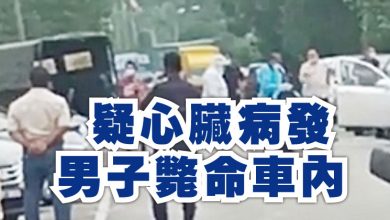 Photo of 疑心臟病發  男子斃命車內