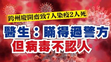 Photo of 跨州慶開齋致7人染疫2人死  醫生：瞞得過警方 但病毒不認人