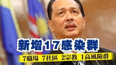 Photo of 新增17感染群  7職場7社區2宗教1高風險群