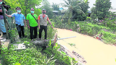 Photo of 雨後淹水 河堤塌陷 2區居民求助王建民