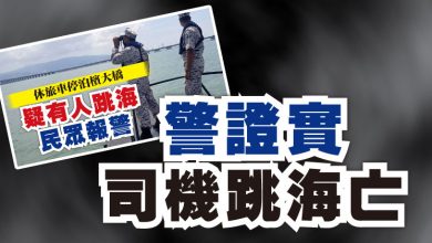 Photo of 休旅車停泊檳大橋 警證實司機跳海亡