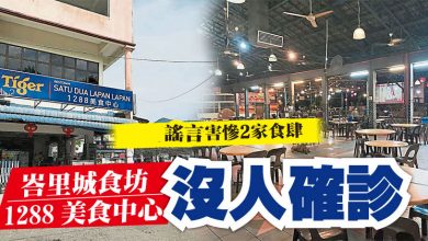 Photo of 謠言害慘2家食肆 峇里城食坊 1288美食中心 沒人確診