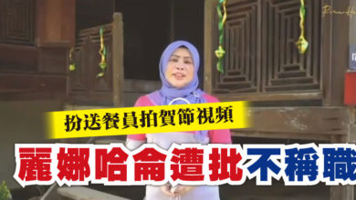 Photo of 扮送餐員拍賀節視頻 麗娜哈侖遭批“不稱職