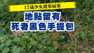 Photo of 17歲少女遭棄屍案  地點留有死者黑色手提包